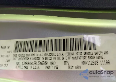 2011 Jeep Wrangler Unlimited Sport from USA, damaged, VIN 1J4BA3H12BL546900